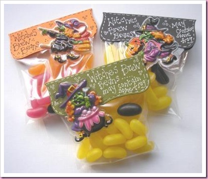 halloween Favour Treat Bag Witches Brew Beans