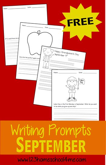 Writing Prompts for September