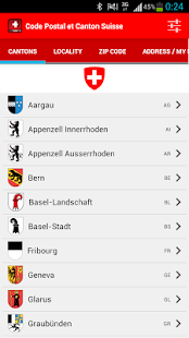 ZIP and Cantons of Switzerland - náhled