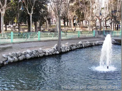 lago del parque de la alamedilla en Salamanca