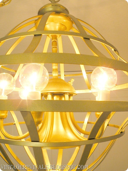 Epic Room Makeover Caged Basket Chandelier Vintage Revivals Erm 4 139