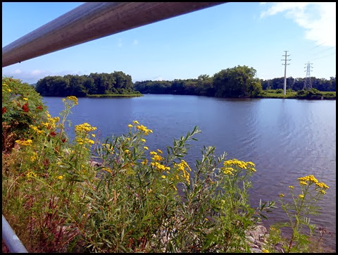 03e - Mohawk River (Erie Canal) Bike Trail heading SE - enjoying the views while we waited for the trail to be cleared