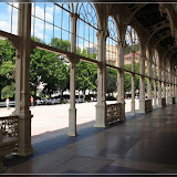 Blick aus der Kolonade