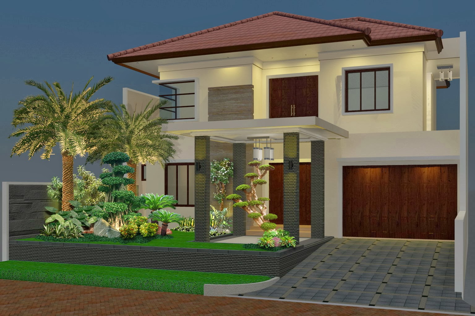 TUKANG TAMAN JAKARTA: Contoh Taman Minimalist dan Kolam ikan