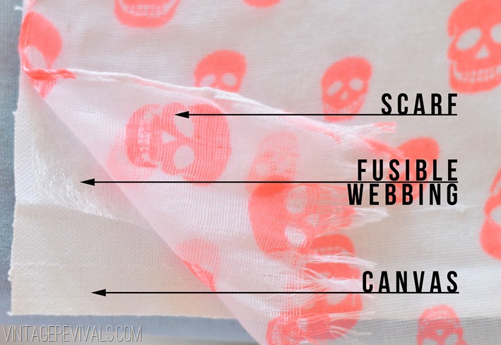 How To Make A Pillow From A Scarf