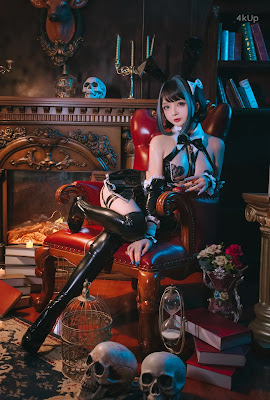 Coser@日奈娇 万圣恶魔皮衣