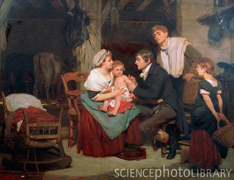 Smallpox vaccination in 19th Century