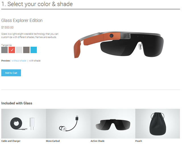 Google Glass Purchase Info