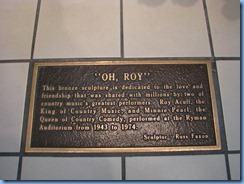 9485 Nashville, Tennessee - Discover Nashville Tour - Ryman Auditorium - Roy Acuff and Minnie Pearl