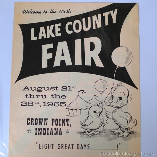 a cool old brochure from the Lake County Fair