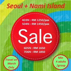Red Sale Poster With Color Line