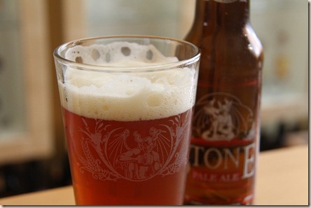 Stone Pale Ale glass front