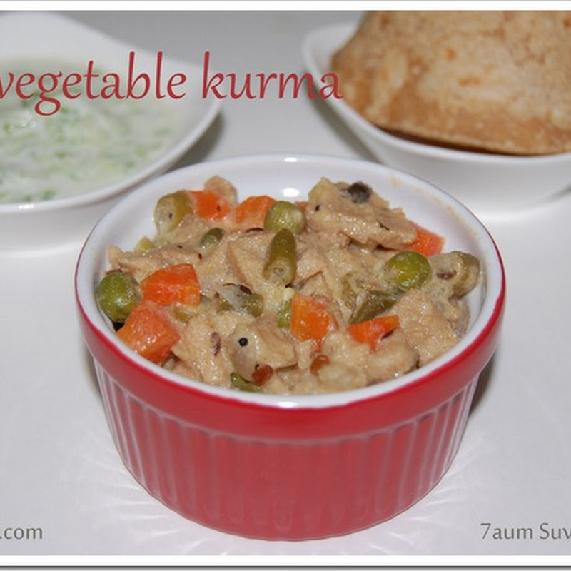 Soya vegetable kurma