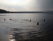lake swim