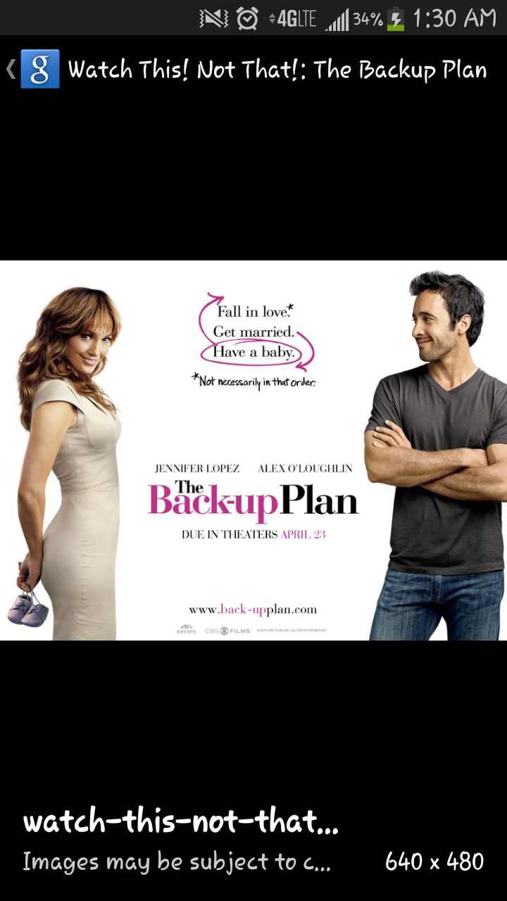 gossip on latest films The backup plan