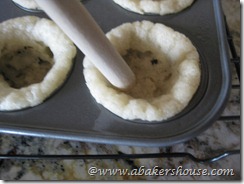 sugar cookie cups with spoon