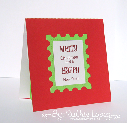 Inky Impressions - Christmas Card - Gift Card - Ruthie Lopez