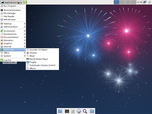 fedora 17 xfce 3