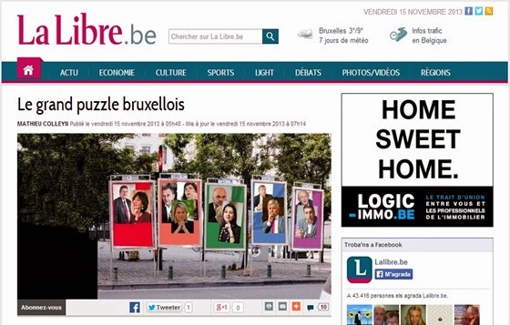 Fòto de Campanha publicada dins La Libre Belgique