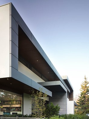 Casa Toronto / Arquitectos Belzberg fachada-de-casa-contemporanea-acero-y-hormigon