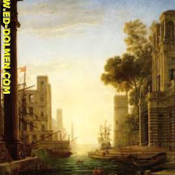 72 - Claudio Lorena - Paisaje del embarque de Santa Paula