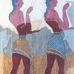 15.- Fresco de la procesión. Cnossos