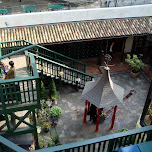 court yard of ghibli museum in Mitaka, Japan 