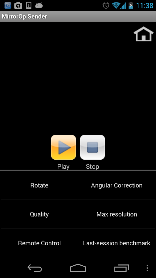 MirrorOp Sender - screenshot