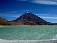 Laguna Verde and Volcan Licancabur (5900m), Southwestern Bolivia.