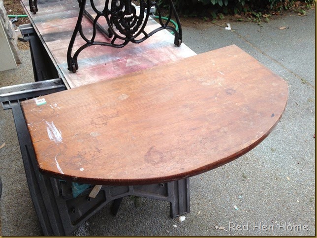 Red Hen Home treadle table 1