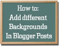 HOW TO CHANGE BACKGROUND POST WITH COLOR OR IMAGES ON BLOGGER