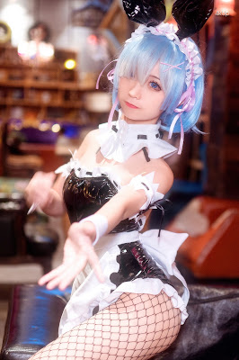 Coser@蠢沫沫 (chunmomo) Vol.025 蕾姆兔女郎