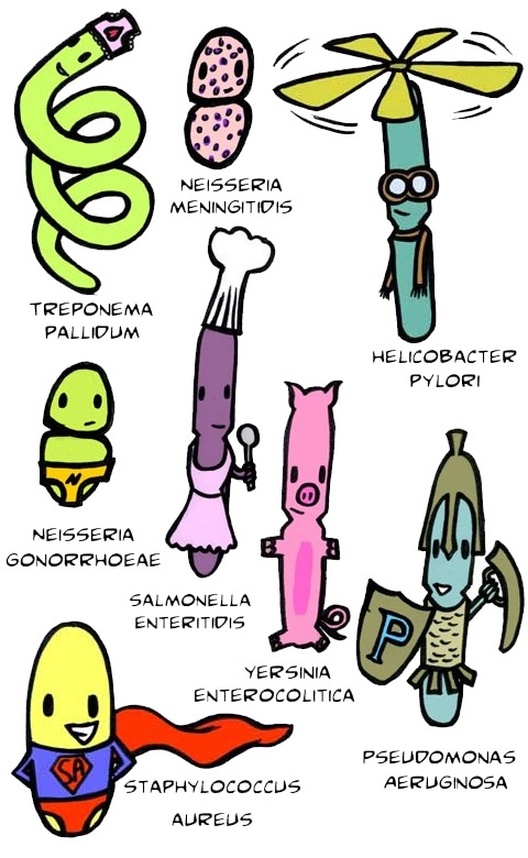 Веселые микробы