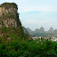 Yangshuo idziemy na zachód słońca na Wzgórze
