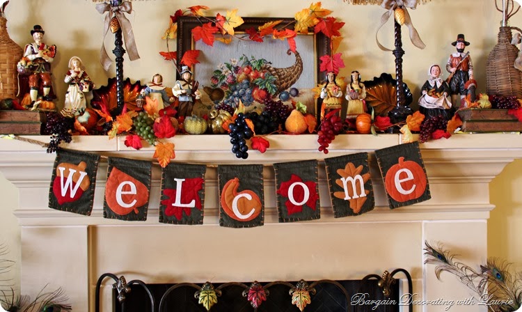 Thanksgiving Decor-Bargain Decorating with Laurie