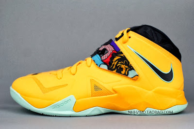 Nike Soldier Vii Coconut Groove Aka Pop Art Available At Eastbay Nike Lebron Lebron James Shoes