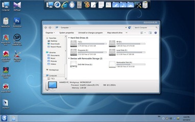KDE Skin for Windows 7