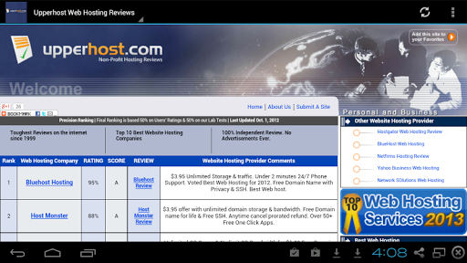 Upperhost Web Hosting Reviews