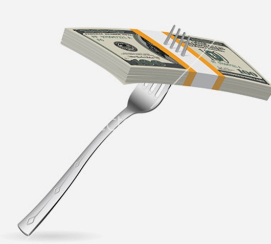 fork-and-money-vector
