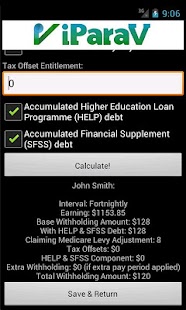 AU PAYG Withholding Calc Pro - náhled