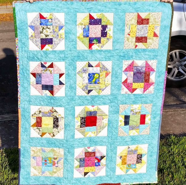 A Quilting Chick: Scrappy Baby Quilt - A Finish!