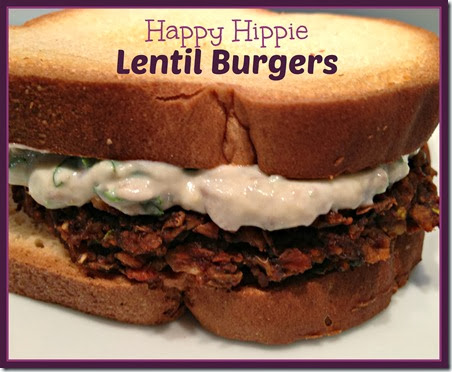 hippie lentil burgers
