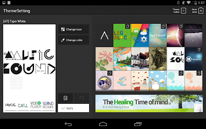 Typo White atom theme poster 8