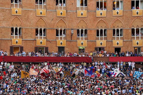 Festa del Palio.Siena, Toscana, Itàlia
