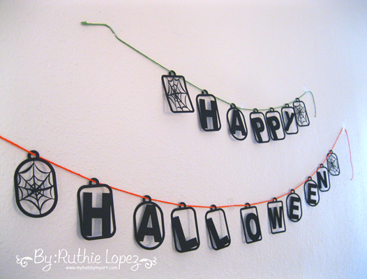 SnapDragon Snippets. Happy Halloween Banner. Ruthie Lopez 1a
