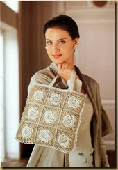 square crochet purse