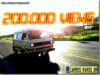 200.000 Views Carros Raros BR
