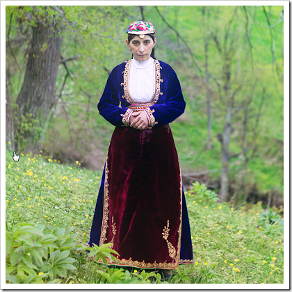 Armenian woman in national costume