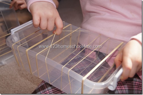 Rubberbands make music medieval psaltery musical instrument homeschool Rubberbands make music medieval psaltery musical instrument homeschool
