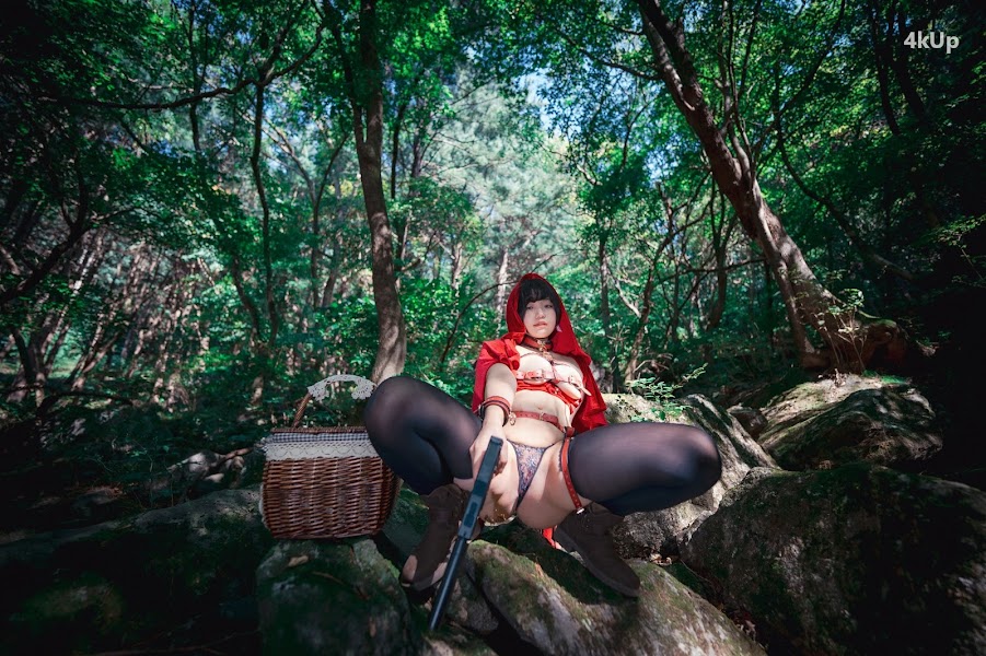 DJAWA Photo – Mimmi (밈미) Naughty Red Hiring Hood